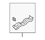 4N0863346 - Body: Rear Bracket for Audi: A8 Quattro, S8 Image