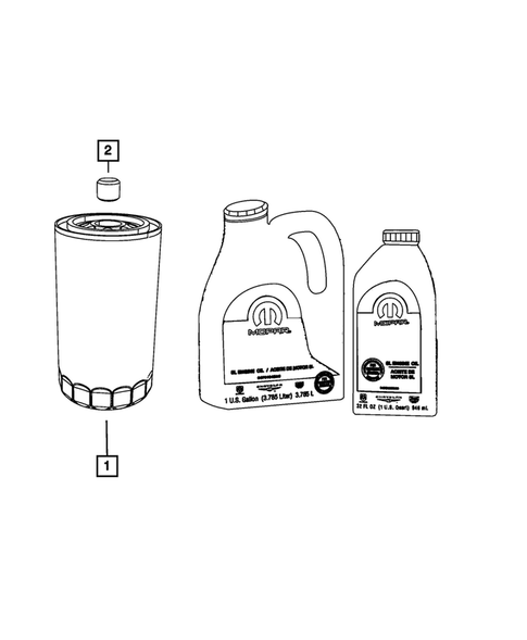 Engine Oiling, Oil Pan and Indicator (Dipstick) for 2011 Ram 3500 #4