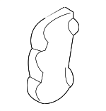 87406ZR00B - Body: Recline Cover for Nissan Image