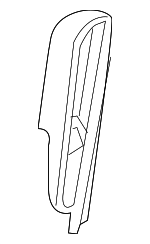 87407ZR00A - Body: Latch Cover for Nissan Image