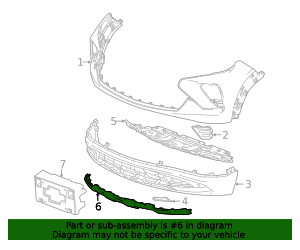2024-2026 Chevrolet Trailblazer Front Bumper Fascia Protector 42770727 ...