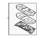 891001WAA0BB2 - Body: Cushion Assembly for Kia: Rio Image