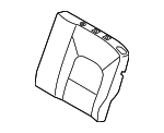 893601WAH0BB2 - Body: Seat Back Cover for Kia: Rio Image