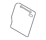 894911WAB0 - Body: Seat Back Panel for Kia: Rio Image