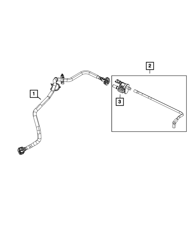 68410861AB - Emission Controls: Vapor Tube for Mopar Image