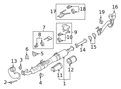 Exhaust Components for 2021 Ford F-450 Super Duty #0