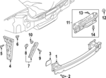 4K8807454A - Body: Side Support for Audi: RS7 Sportback Image