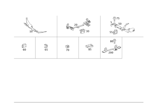 Wiring Harness for 02 Sensor after Catalytic Converter for 2002 Mercedes-Benz CLK 55 AMG&reg; #0