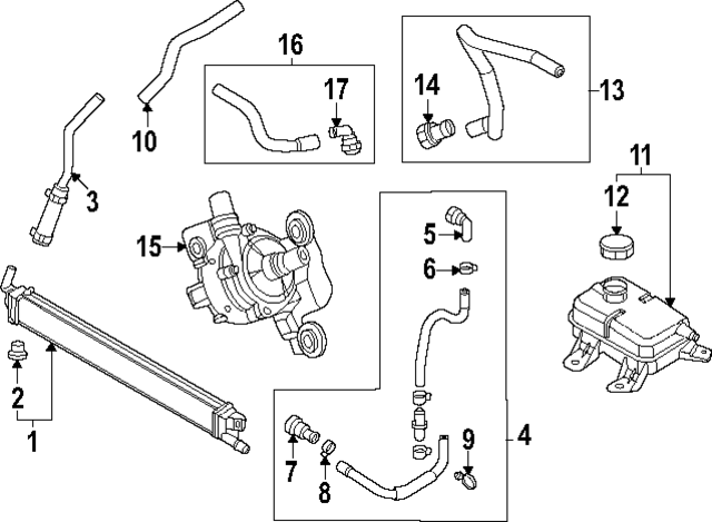 25436P7000 - : Coolant Hose for Hyundai Image