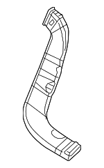 68245119AA - Body: Lower Air Duct for Mopar Image