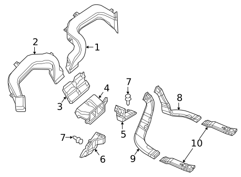 Ducts for 2021 Fiat 500X #0
