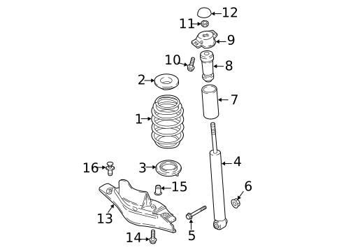 Shocks & Struts for 2019 Volkswagen Tiguan #0