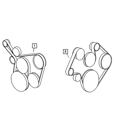Drive Belts for 2002 Jeep Grand Cherokee #0