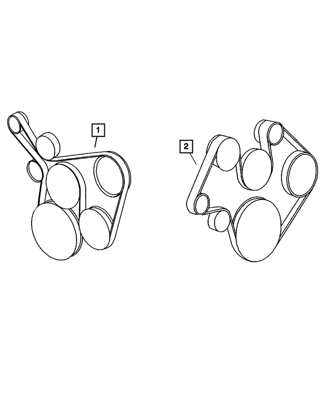 5135745AA - : Accessory Drive Belt for Mopar Image