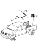 68018862AD - Electrical: Chassis Wiring for Ram: Dakota Image