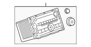 25779591 - : Part# 25779591 Radio for Pontiac: Solstice Image