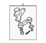 MR344654 - : Idler Arm Assembly for Mitsubishi: Montero Sport Image