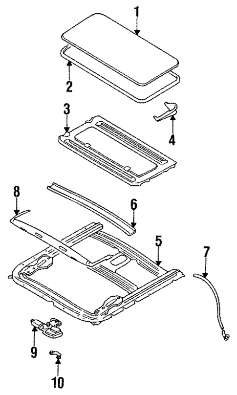 Sunroof for 1996 INFINITI J30 #0