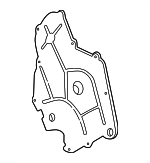 4792335AD - Engine: Front Cover for Chrysler: 300M, Concorde, LHS, Prowler | Dodge: Intrepid Image