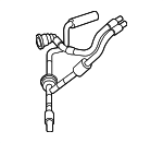 8H0201945 - Emission System: Secondary Air Injection Pump Hose for Audi: A4, A4 Quattro, S4 Image