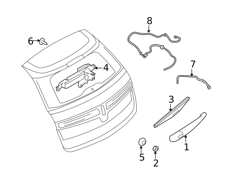 Wipers for 2018 Lincoln MKT #1
