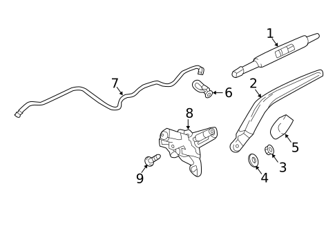 Wiper & Washer Components for 2023 GMC Acadia #1