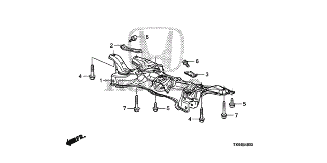 Front Sub Frame for 2012 Honda Fit #0