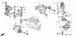 90161S5A000 - Body/Air Conditioning: BOLT, FLANGE (10X110) for Honda Image