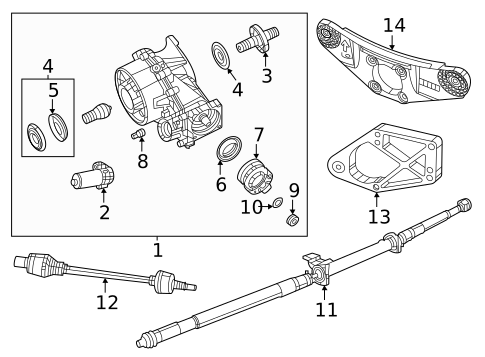 Axle & Differential for 2022 Chrysler Pacifica #0