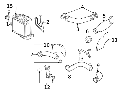 Intercooler for 2003 Volkswagen Jetta #0