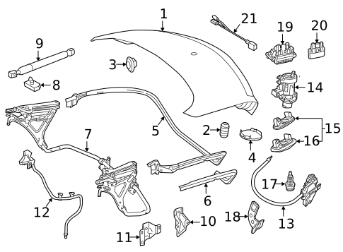 Trunk for 2019 Mercedes-Benz SLC 43 AMG&reg; #0