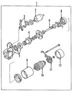 8970441421 - : 1996-1999 Acura SLX - Pinion, Clutch for Acura: SLX Image