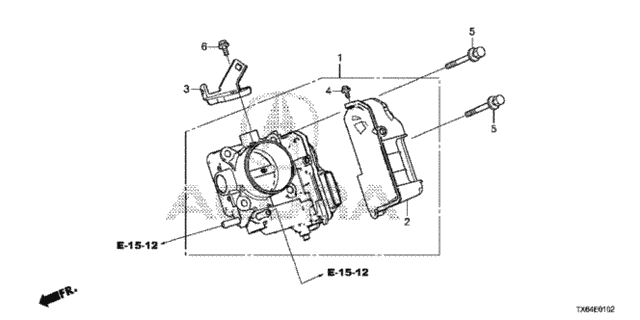 Throttle Body (2.4L) (2) for 2016 Acura ILX #0