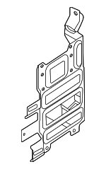 LR131710 - : 2020 Land-Rover Amplifier Mount Bracket for Land Rover: Defender 110, Defender 130, Defender 90 Image