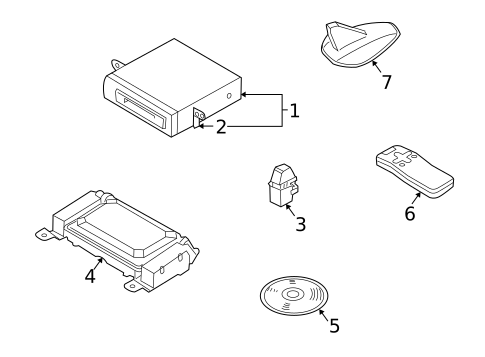Navigation System for 2009 Volvo V50 #0