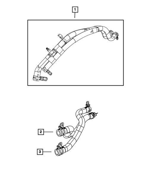 Air Conditioner and Heater Plumbing for 2010 Jeep Patriot #3