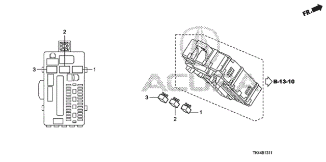 Control Unit (Cabin) (2) for 2009 Acura TL #0
