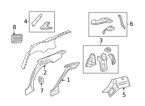 Inner Structure for 2002 Chrysler Concorde #0