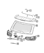 55079206AA - Electrical: Rear Wiper Motor Grommet for Mopar Image