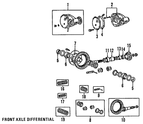 Front Axle for 1991 Mitsubishi Mighty Max #0