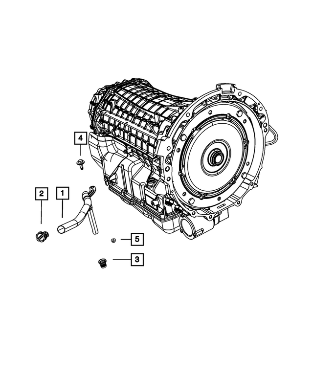 68046650AA - 2-Mode Hybrid Transmission; Automatic Transmission: Oil Filler Tube Seal for Mopar Image