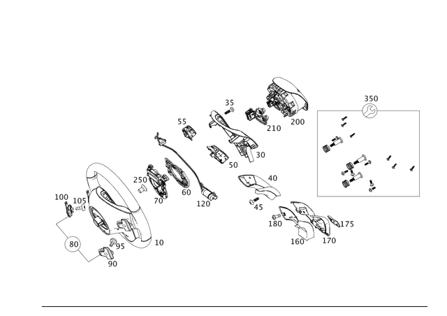 1664640617 - Steering: Contact Plate for Mercedes-Benz Image image