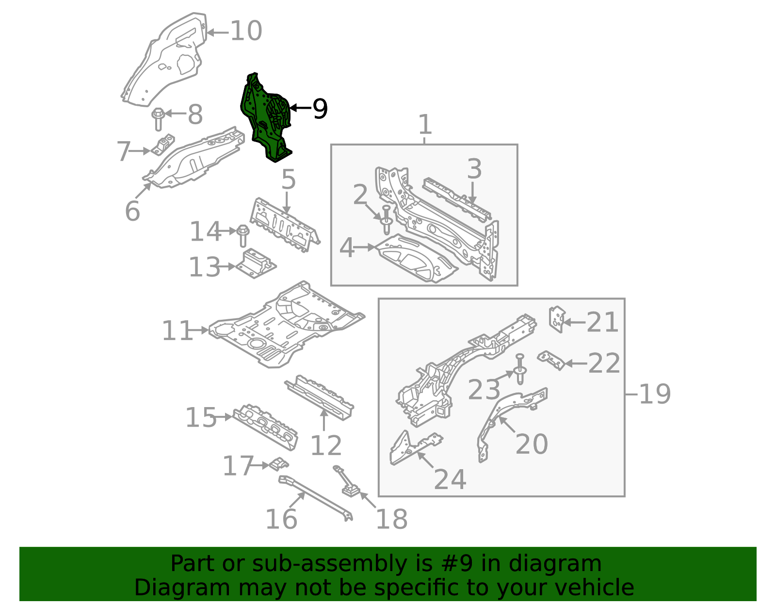 2022-2023 Land Rover | Rear Body Reinforcement | 522123469 | Express ...