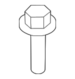 LR090632 - Suspension: Floor Side Rail Bolt for Land-Rover Image