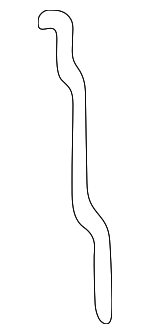 8148138000 - : 1999-2003 Hyundai Sonata - Lock Rod for Hyundai: Sonata Image