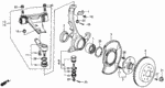 44348SF1010 - : Ring, Front Knuckle for Honda Image