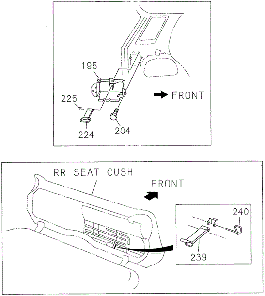 Tool Bracket for 1997 Honda Passport #0