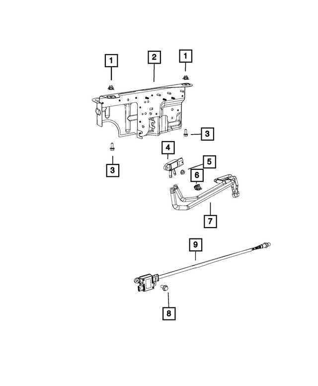 6510625AA - Exhaust: Snap In Nut for Ram: ProMaster 1500, ProMaster 2500, ProMaster 3500 Image