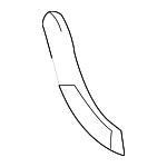 7T4Z78666L75AA - Body: Hinge Cover for Ford: Edge | Lincoln: MKX Image