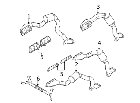 Catalytic Converter for 2007 Audi A8 Quattro #0